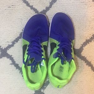 Nike streak LT men’s size 11 blue and neon green
